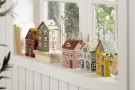Hus t/fyrfadslys Thorshavn blå thumbnail