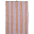 Kjøkkenhåndkle stripet lilla/brun thumbnail
