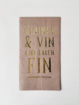 Venner og vin Gjør dagen fin