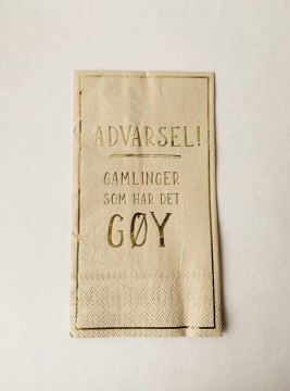 Advarsler gamlinger som har det gøy