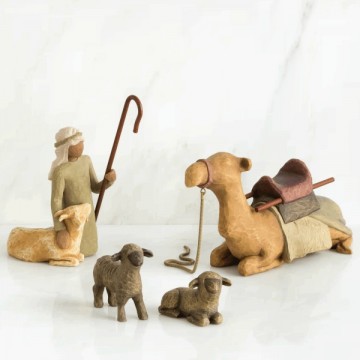Willowtree Shepard and stable animals