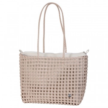 Handed By Leisure bag pearl white